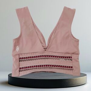 Top Bra Free People Movement Size S Pink Color.
